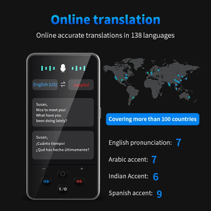 Tragbarer Smart Language Voice Translator Großer TFT-Bildschirm Online 138 Sprachen 18 Offline-Unterstützung GPT-Aufnahme Android WiFi F1 - Product Image 6