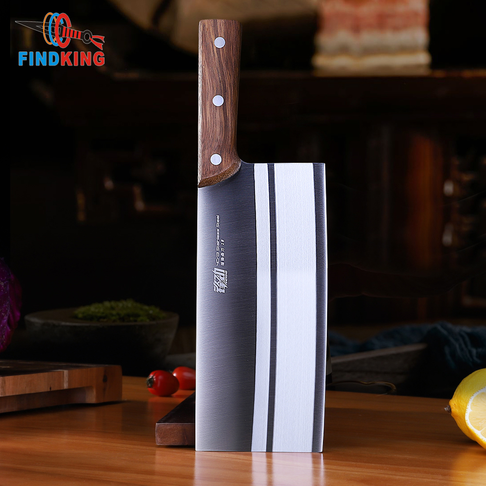 Amazon hot sales stainless steel Chopper Cleaver Knife Custom classic Kitchen Chef Butchers Cleaver