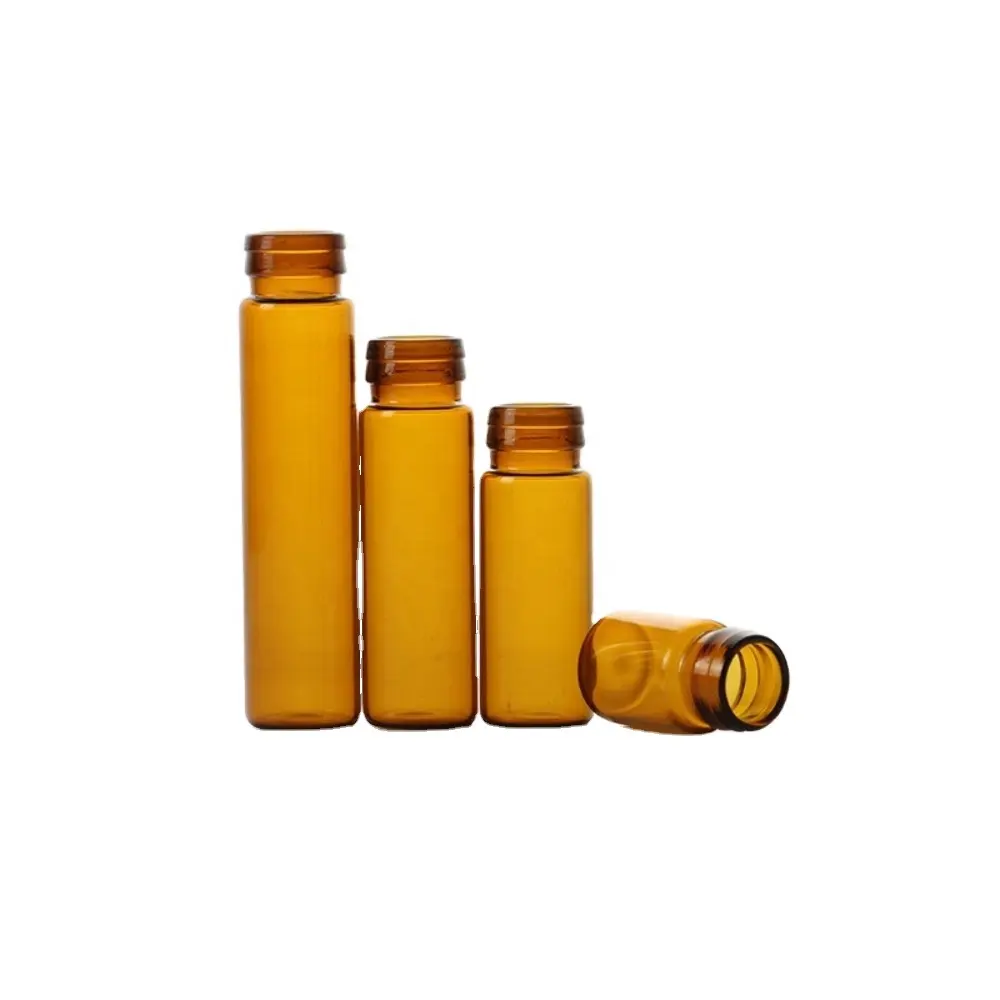 10ml Empty Amber Glass Bottle Vials Glass Vial