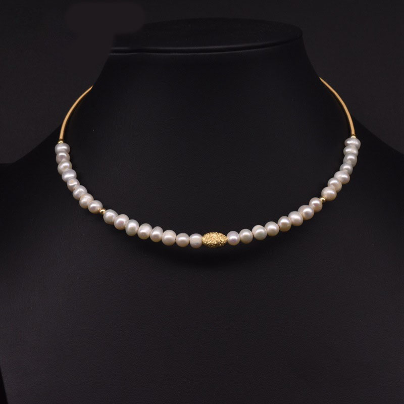 GN0180-17 Gargantilla de perlas ajustable