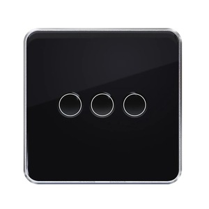 2023ハイエンドコンケーブガラスタッチライトスイッチ123ギャングZigbee/WiFiアルミニウム合金フレームスマートホーム用Alexaボイスコントロール - Product Image 2
