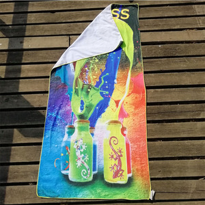 力合纺织超细纤维毛圈浴巾/沙滩巾超吸水厂家直销任何主题沙滩巾