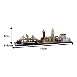 Funbuild MOC-199709 <strong>New</strong> <strong>York</strong> City Skyline 1900's Mini Blocks Building Set Skyline Architecture Model Puzzle Building Blocks <strong>Toy</strong> - Product Image 2