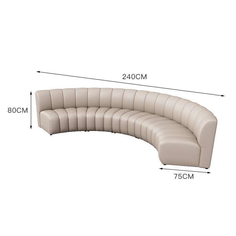 Canapé de 240 mm de long, blanc cassé