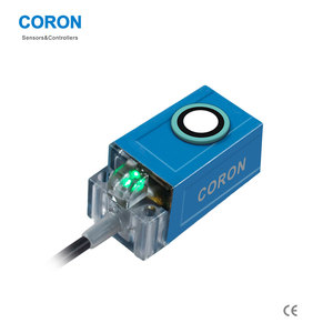 CORON QF25L Quadratischer Ultraschalls ensor schalter Reflektieren der Typ mit 1 Meter Abstand NPN PNP Analog 4-20mA 0-10V RS485 Ausgang - Product Image 3
