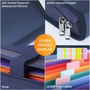 12 túi thư mục có thể mở rộng thư mục giấy nhiều túi để giữ thư A4 biên lai tài liệu-Sản phẩm Nộp đơn - Product Image 4