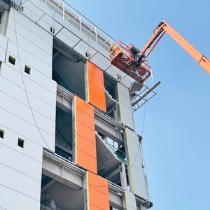 Einfach zu installierende hochwertige Rockwool-Sandwich platte/Sandwich-Dach platte für das Verkleidung system für Stahl konstruktionen.