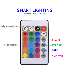 リモコン付きスマートRGBLED電球色変更ライトブラブムードフラッド電球 - Product Image 4