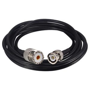 Uhf nữ so239 để BNC Nam Adapter RG58 Antenna Jumper cáp cho cầm tay CB đài phát thanh/nghiệp dư đài phát thanh/ham đài phát thanh/Đài phát thanh máy quét - Product Image 2