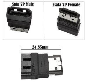 高速配送ハードディスクSATA7ピンオス-ESATA7ピンメスエクステンダー拡張アダプター - Product Image 2