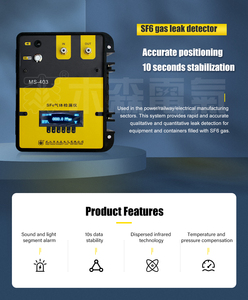 Nouvel arrivage Détecteur de fuite de gaz portable SF6 Analyseur de pureté Détecteur de fuite de gaz SF6 Détection quantitative de NDIR - Product Image 4