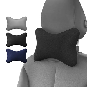 Chất Lượng Cao Xe Cổ Tựa Đầu Gối Bộ Nhớ Bọt Lõi Ghế Đệm Gối Thoáng Khí Hỗ Trợ Đầu Ngủ Lông Táo Mềm Cổ Gối - Product Image 3