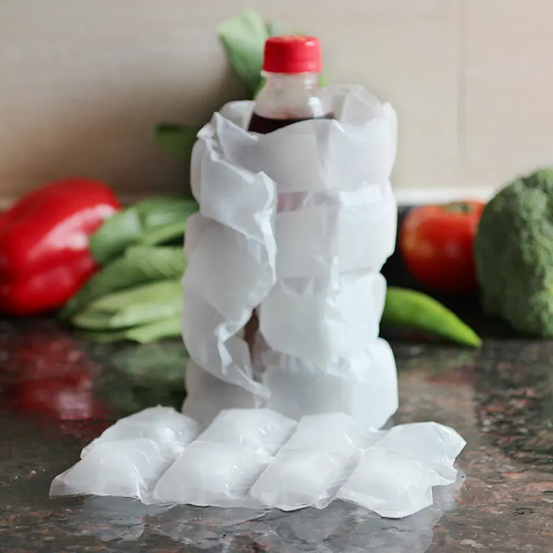 Saco de gelo gel reutilizável para preservação de calor saco de gelo seco e frio saco de alimentos fresco gelatinoso ic