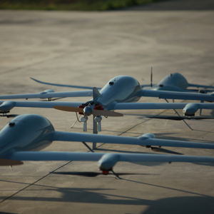 โดรนขนาดใหญ่ VTOL ปีกคงที่น้ำหนักบรรทุกหนักทนทานต่อการบรรทุกน้ำหนักบรรทุกหนักสามารถถอดเปลี่ยนได้ง่ายความแม่นยำสูงและลงจอดได้อย่างอิสระ - Product Image 5