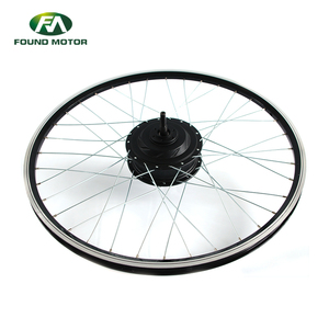عرض ساخن 36V 48V 500W عجلة أمامية ميكانيكية عجلة دراجة كهربائية محرك محور الدراجة
