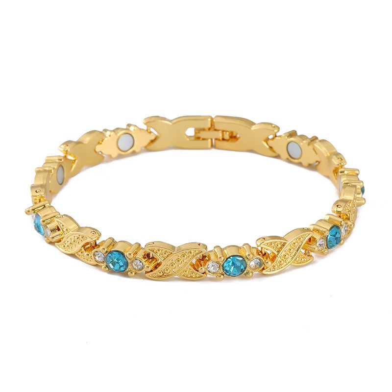 Diamant bleu doré