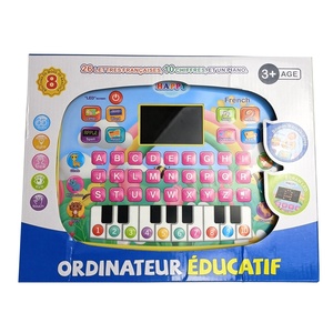 Bambini che imparano il tablet educazione precoce con schermo a LED francese I-pad learning machine giocattolo multifunzione per studio musicale interattivo - Product Image 6