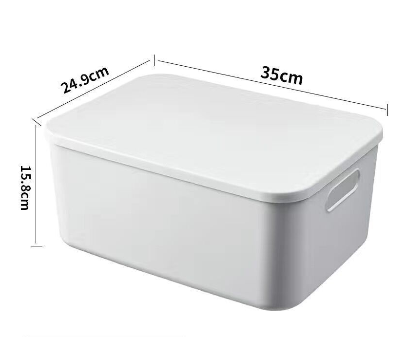 White Large tall model with lid