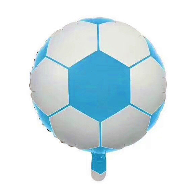 #2 ballons de football-bleu/blanc