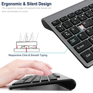 Wireless <strong>Keyboard</strong> and <strong>Mouse</strong> Combos 2.4G Ergonomic and Slim Wireless <strong>Computer</strong> <strong>Keyboard</strong> <strong>Mouse</strong> Designed for Windows PC Laptop