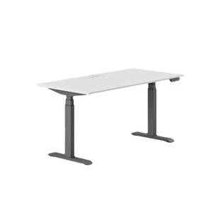Benutzer definierte Doppel motor Smart Desk höhen verstellbare Metall Büro tisch sitzen Möbel elektrische stehende Computer tisch für gewerbliche - Product Image 4