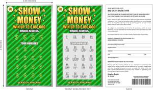 Cartes à gratter de loterie à gros prix, fabrication en gros, impression numérique personnalisée, billets de loterie à gratter, billets de loterie - Product Image 2