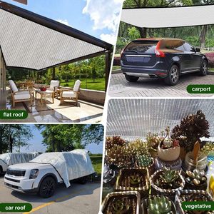 UV Shade Net Car Dog 3x4 m Aluminium decke mit Ösen Sonnenschutz netz Atmungsaktives Sonnen netz - Product Image 3
