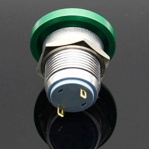 16mm metal mushroom head start self-reset button switch often open green screw foot current <strong>5A</strong> Switch Integrated <strong>Circuits</strong> - Product Image 3