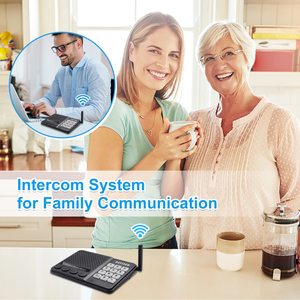 Daytech, 1 pieza, sistema de intercomunicación inalámbrico para llamadas comerciales, intercomunicador de distancia, sistema de intercomunicación inalámbrico largo para el hogar - Product Image 2