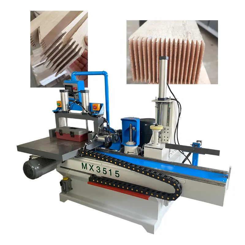 Multi Functional Wood Finger Joint Glue Cutting Wooden Comb Making Machine