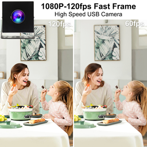 ELP 12MP fotocamera USB 1080P 120fps 4K 30fps Lightburn con M12 messa a fuoco manuale per Raspberry Pi Windows e Mac OS
