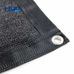 גודל מותאם אישית גדר רשת פרטיות שחורה עם grommets חובה כבד בלוק עבור קיר חצר חצר חצר חצר אחורית