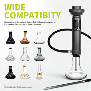 Kinh nghiệm cách mạng hàng không hợp kim nhôm hookah boby điện tử hookah sisha Set mà không cần than - Product Image 1