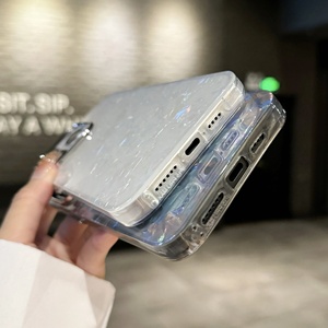 MAXUNカスタムラグジュアリーIMDグリッターカラフルシェルテクスチャパターンメッキレンズフレームTPUPC電話カバーiPhone用ユニークケース - Product Image 4