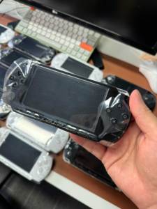Refurbished Original Gaming <strong>Console</strong> with Aftermarket Shell and Button for PSP3000 Custom Firmware Installed with LOGO