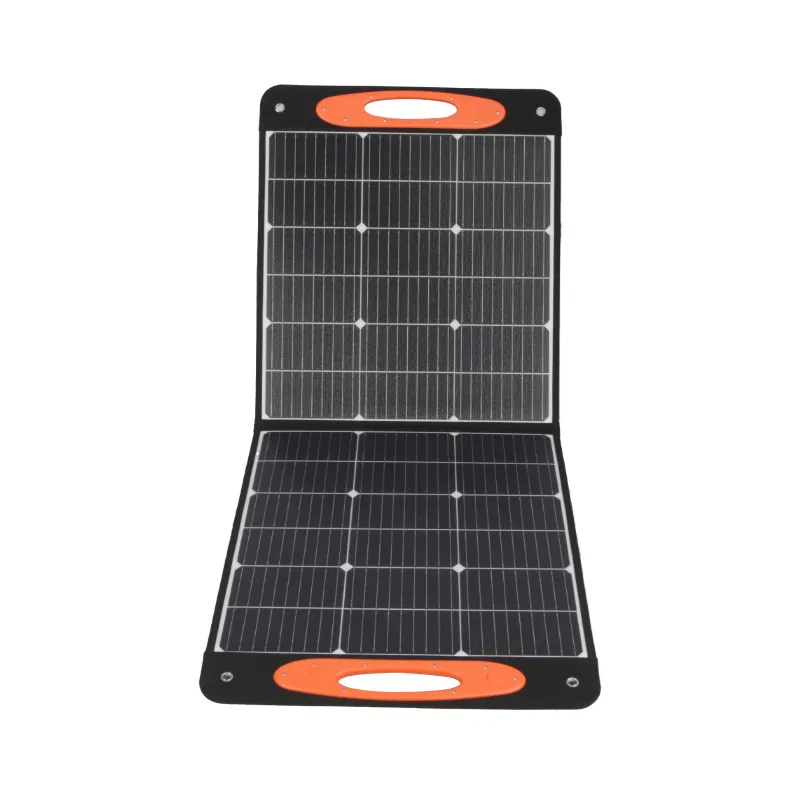 पावर स्टेशन के लिए 100 वाट सौर पैनल पोर्टेबल सौर पैनल समायोज्य Kickstands