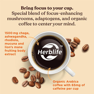 OEM гриб кофе Львиная Грива, Чага, родиола, ашваганда и Мукуна для энергии, сосредоточенности, позитивного настроения и иммунной поддержки - Product Image 3
