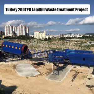 100t/d垃圾填埋场垃圾处理机垃圾回收厂垃圾分类分离线塑料砖金属垃圾 - Product Image 2