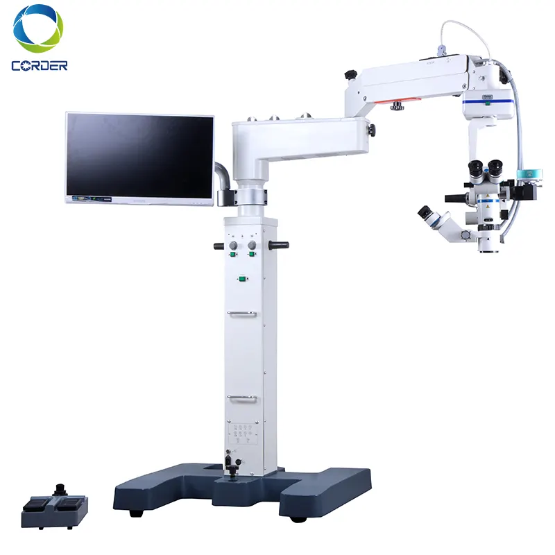 Oftalmología, operación oftalmológica ocular, microscopio quirúrgico 3