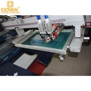 Oval Flat Hybrid Fully <strong>Automatic</strong> Silk <strong>Screen</strong> <strong>Printing</strong> Machine Octopus Rotary T-Shirt Printer Multicolor Usage Label Printers