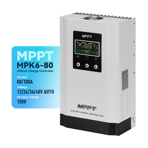 MPK Serie 80A Solar laderegler PWM LCD-Display 12V/24V Lithium-Batterie lades teuerung 150V Eingang Optionales App-System - Product Image 6