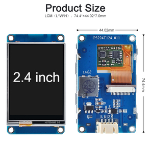 Polcd 2,4-Zoll-TFT-LCD-Bildschirmanzeige für Arduino 320*240 4-polige RGB-Farb-LCD-Panel-Karte