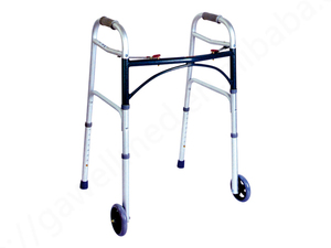 Walker Rollator con asiento para ancianos WALKER PLEGABLE para adultos Andador de aluminio de altura ajustable - Product Image 5