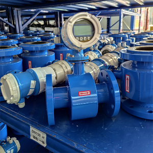 Long Service Life IP68 DN50 Magnetic <strong>Flow</strong> <strong>Meter</strong> Stainless Steel Flange Electromagnetic <strong>Flow</strong> <strong>Meters</strong> with LCD Display <strong>Pulse</strong> <strong>Output</strong> - Product Image 4