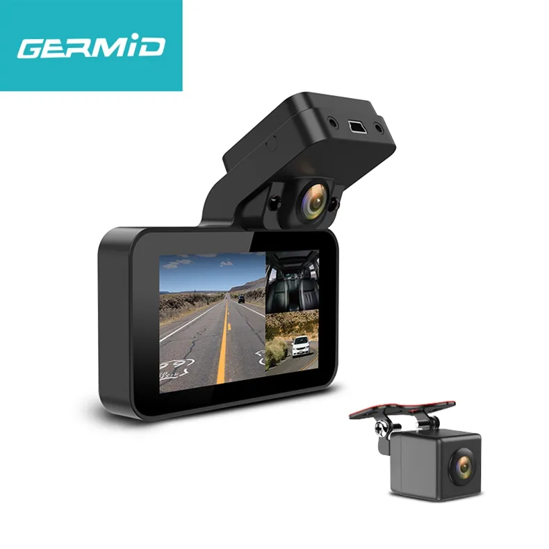 دليل المستخدم جهاز تسجيل فيديو رقمي للسيارات 3 بوصة شاشة عرض 4K سيارة بكاميرا مزدوجة اندفاعة كام 2020