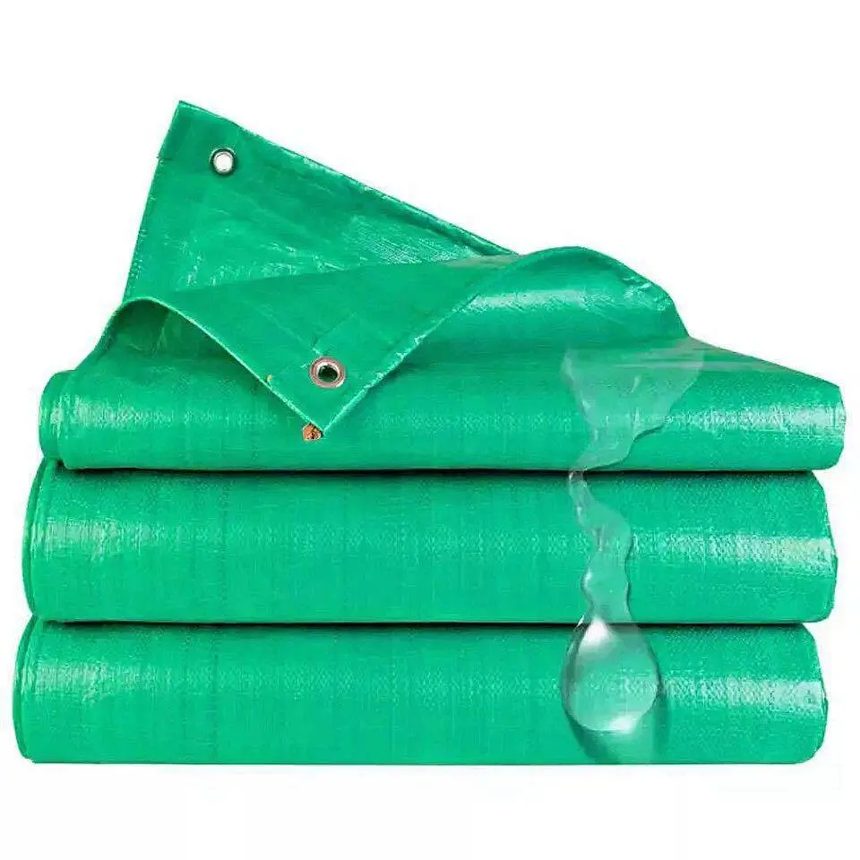 Powerup High Quality Reinforced Wear Resistant Waterproof PE Plastic Tarpaulin For Covering In The Fish Pond And Swimming Pool