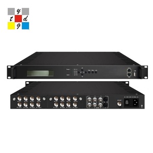 FTA Iptv ทรานสมอดูเลเตอร์ 8ch 24 ช่อง DVBT ISDBT qam catv RF ดิจิตอลโมดูเลเตอร์ - Product Image 1