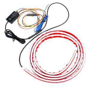 <span class=keywords><strong>1.8m</strong></span> אוטומטי Drl <span class=keywords><strong>Led</strong></span> אורות רצועת הוד אור עם מחוון גמישה לרכב מנוע כיסוי אוטומטי מצנפת קישוט פנס סוג