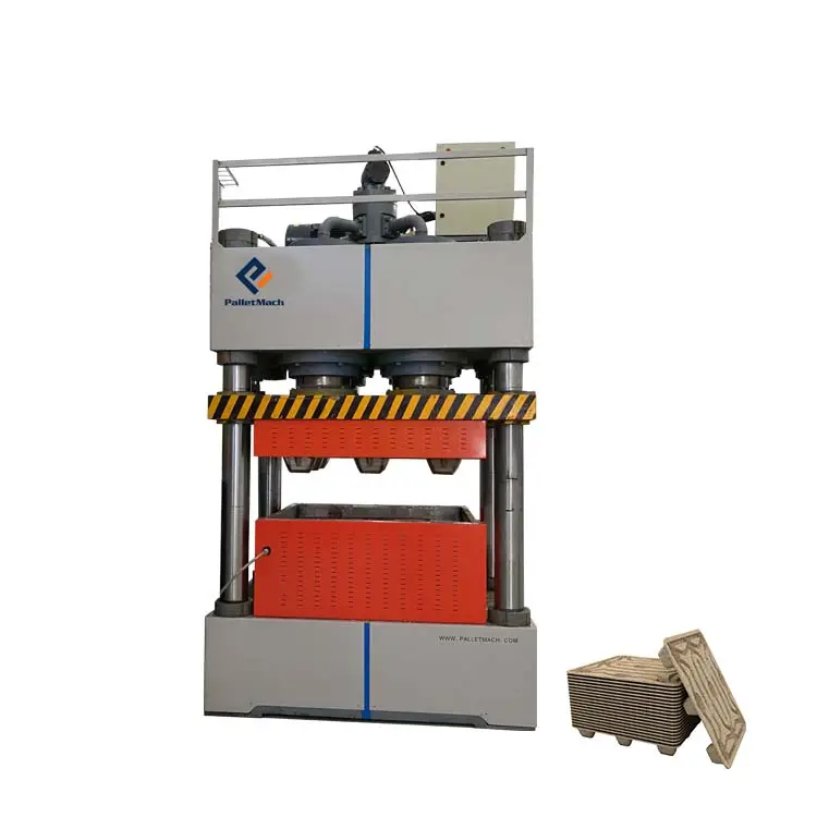 Prensa completamente automática máquina de palés de madera/máquina de prensado en caliente de madera contrachapada/máquina de prensa comprimida de tablero de partículas precio