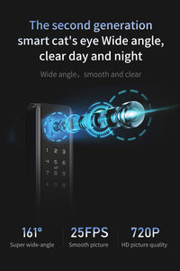 EBIKN Factory Tuya Wifi Biometrischer elektronischer Körper Finger und Code Intelligentes Schloss Tür NFC-Kartens chloss - Product Image 5